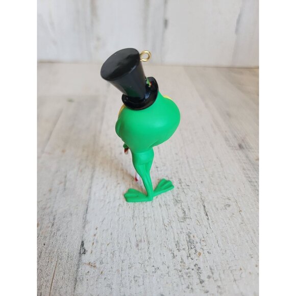 Hallmark Michigan J frog ornament Xmas top hat cane - Picture 4 of 5